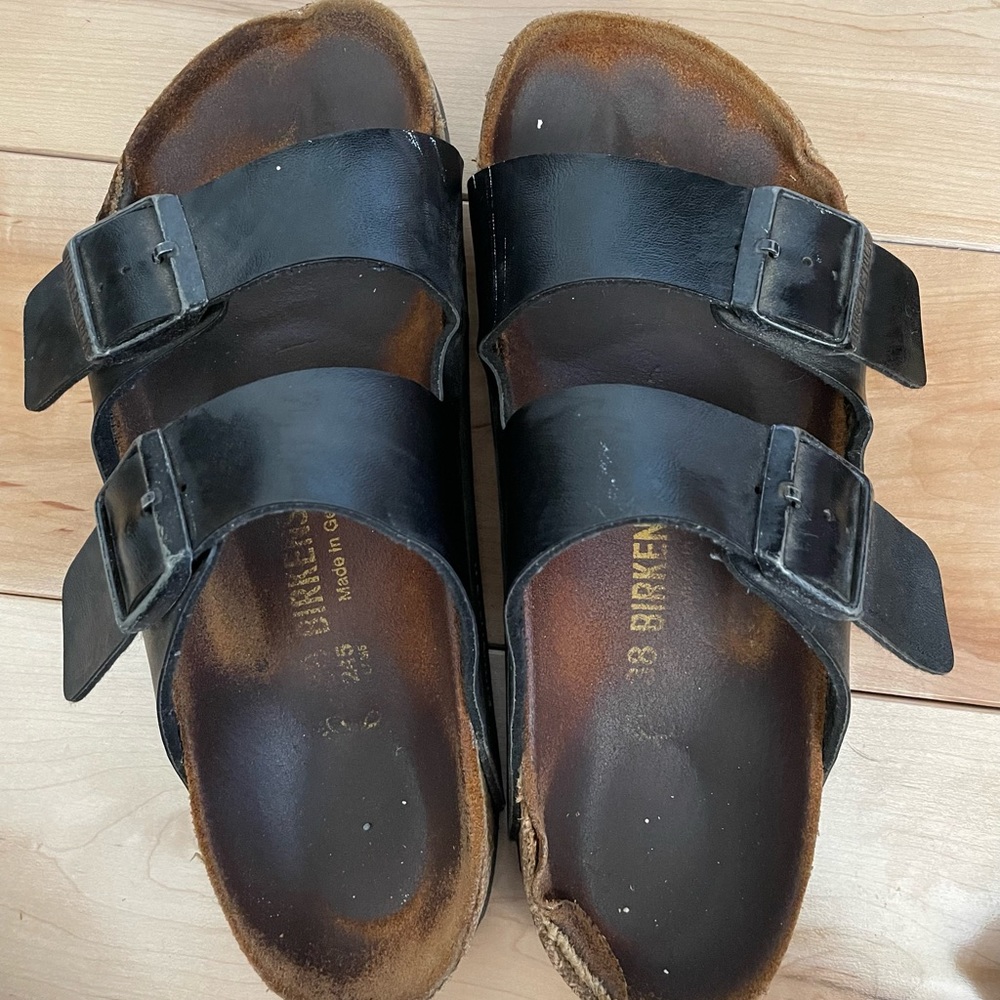 Well loved Birkenstocks size 38